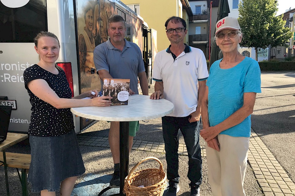 Hofstetten-Grünau: Filmchronisten zu Besuch und erste Drehorte gefunden